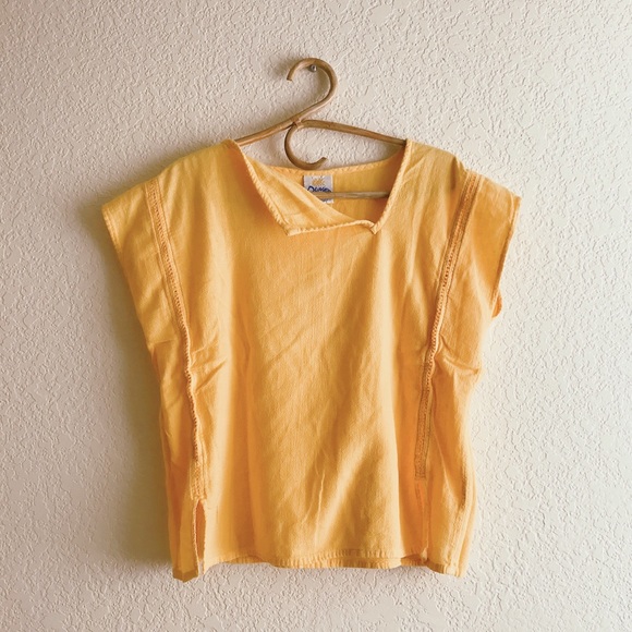 Dunes Tops - Dunes Boxy Cotton Gauze Asymmetrical Top